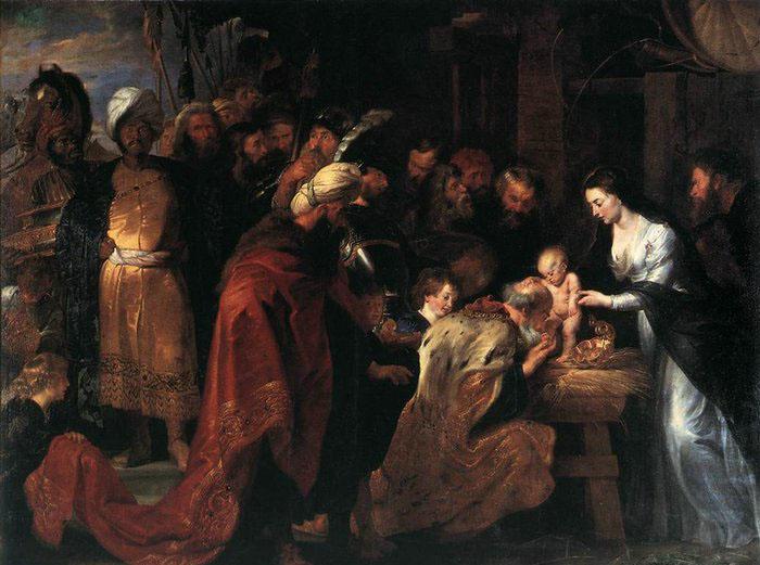 RUBENS, Pieter Pauwel Adoration of the Magi France oil painting art